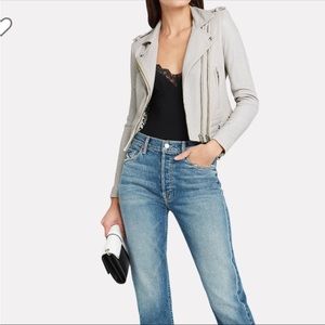 IRO Luiga leather Moto Jacket 36